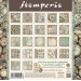 Набор бумаги односторонней для скрапбукинга Stamperia SBBXLB36 "Gardens of Time"